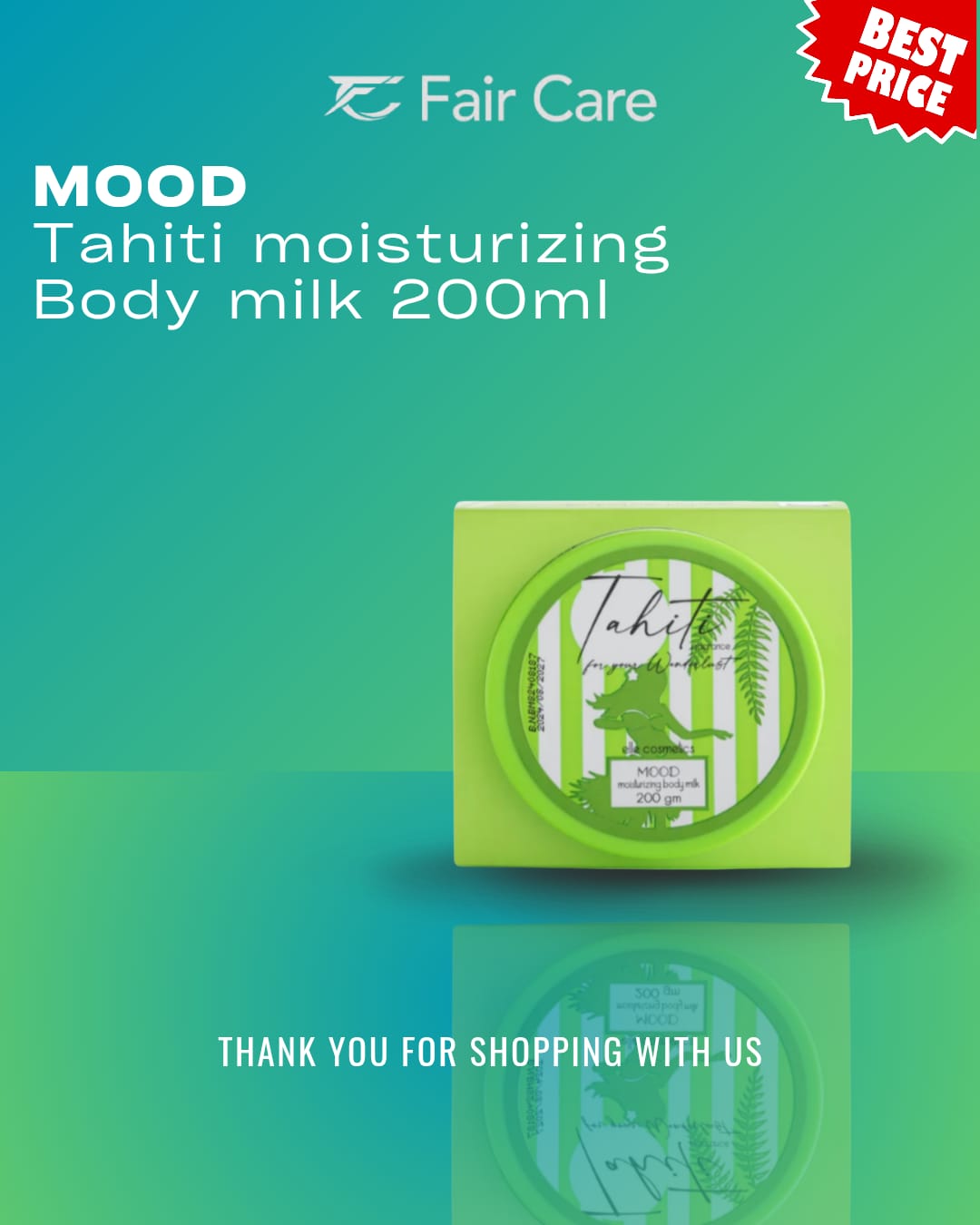 MOOD Tahiti Body Milk Exotic Island & Deep Hydrating (200 جم)