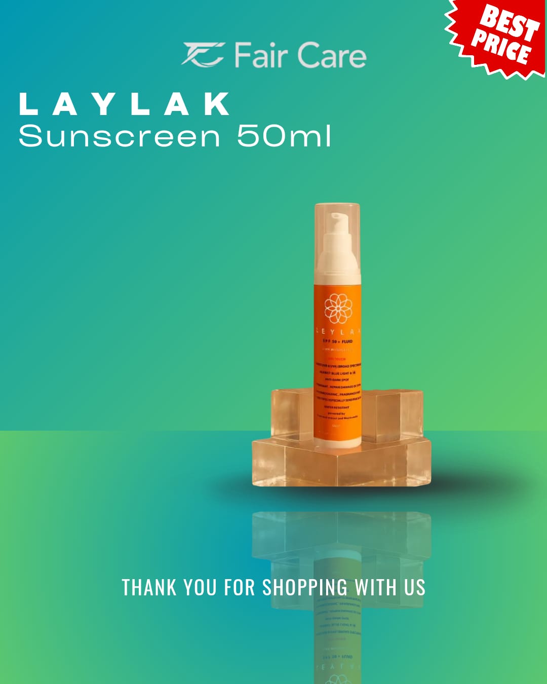 Leylak SPF 50 spray