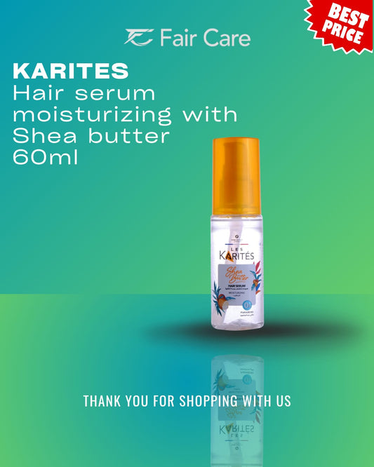 Le Karite Hydrating Hair Serum (60ml) - Paraben Free - Enriched with Shea Butter Esters - Hydrates and Adds Shine