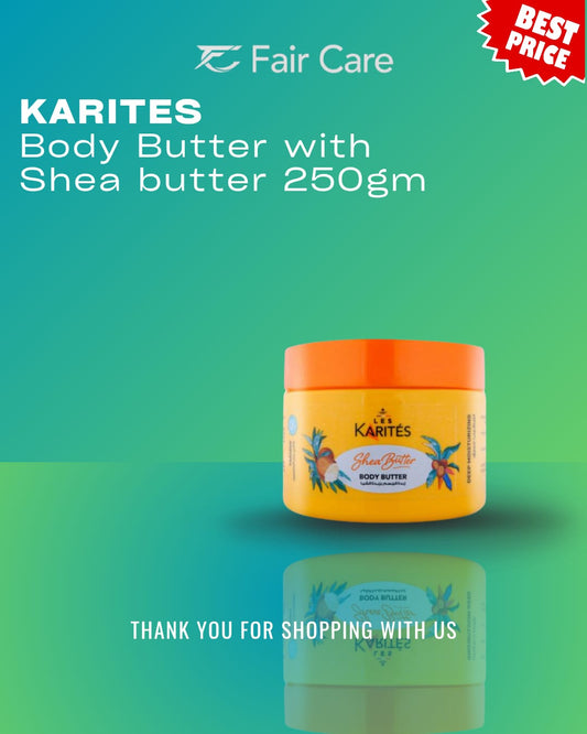 زبدة الجسم من ليه كاريت بزبدة الشيا لترطيب عميق 250 مل