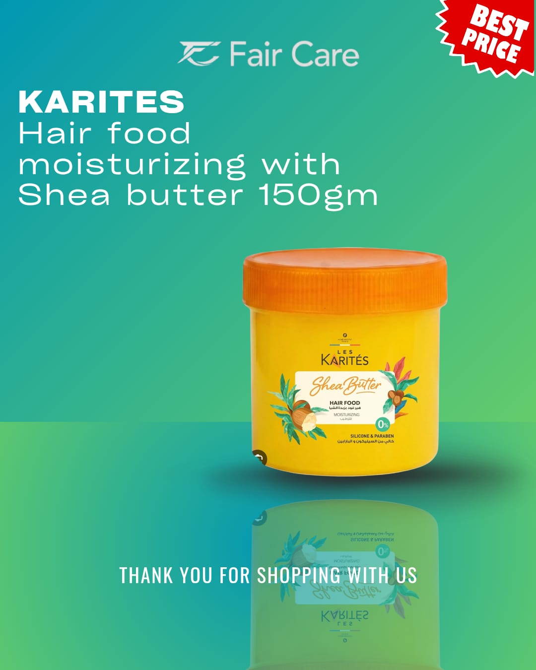 Karites Shea Butter Hair Food Moisturizing -150ml