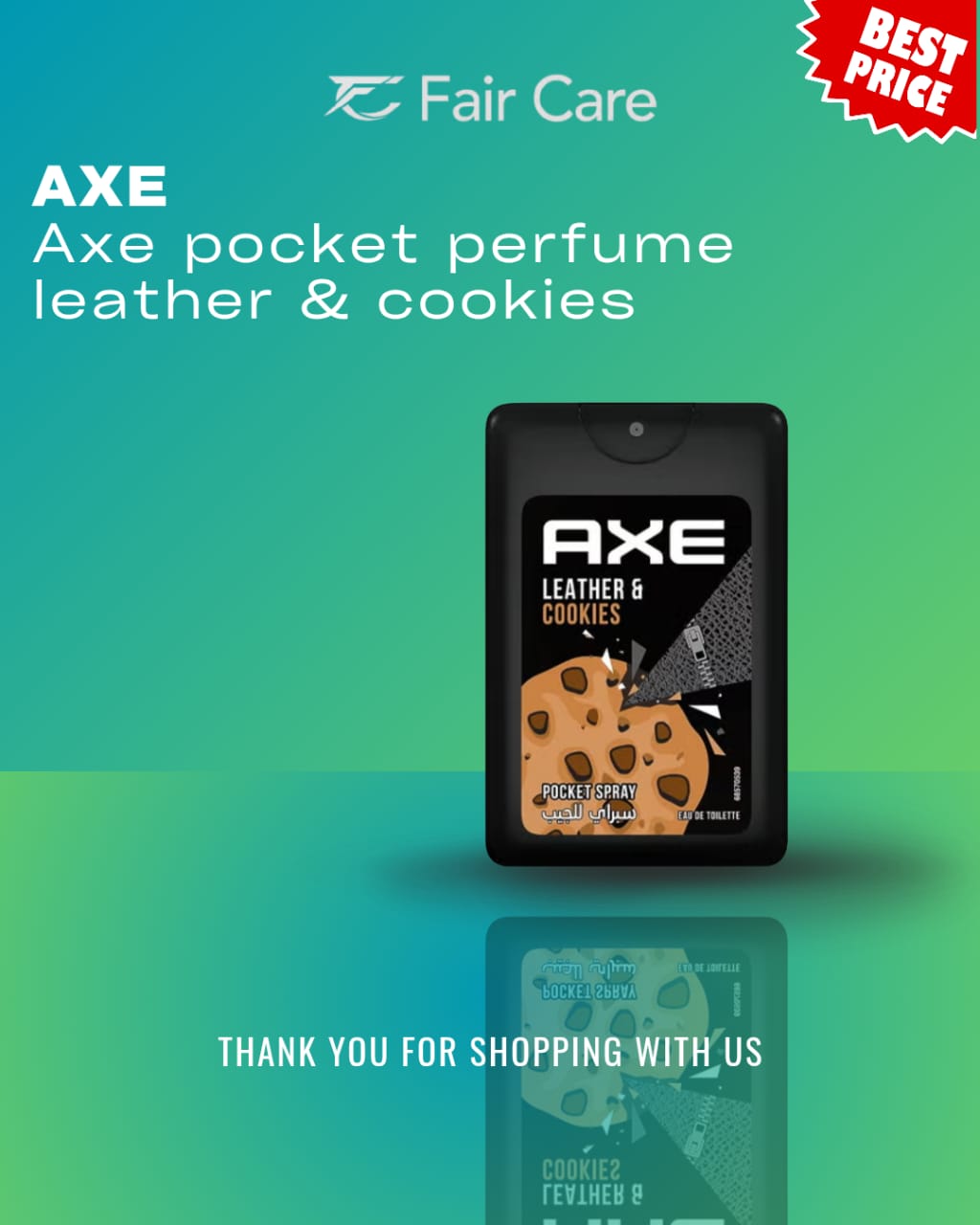 Axe Pocket For Men Leather & Cookies 17ML