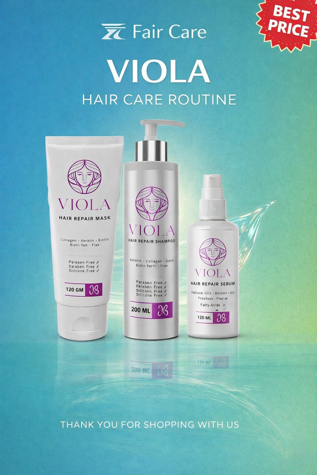 VIOLA Hair Care Routine