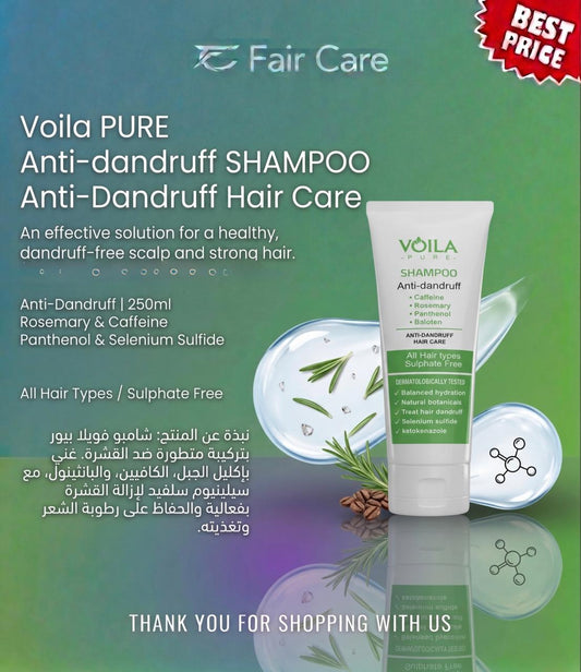 VOILA Pure Anti Dandruff Shampoo (Sulphate free)