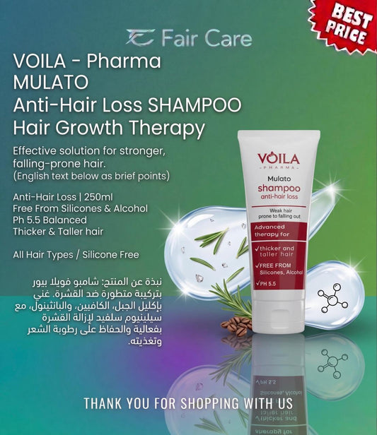 VOILA Anti-Hair Loss Shampoo & Hair Growth Therapy (200ml)