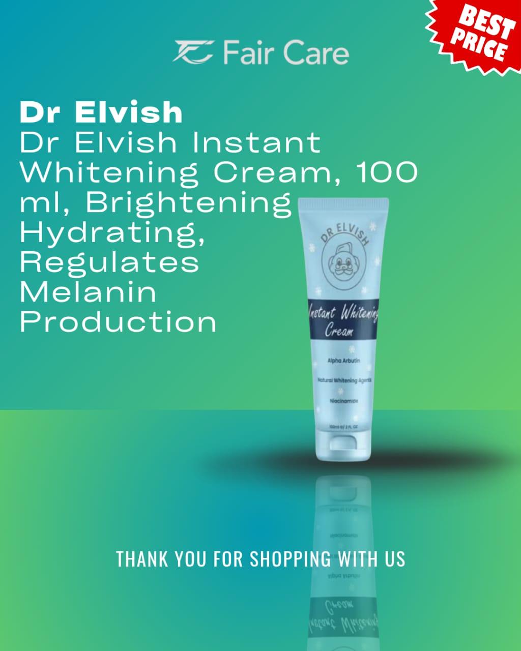 Dr. Elvish Instant Whitening Cream 100ml