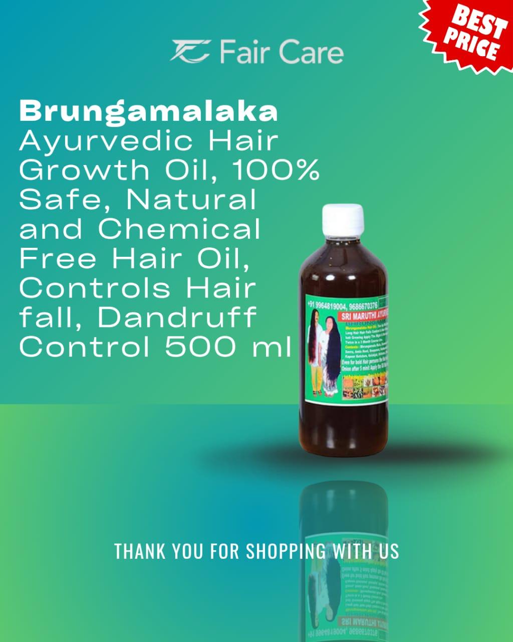 Byrungamalaka Ayurvedic Hair Growth Oil 500ml