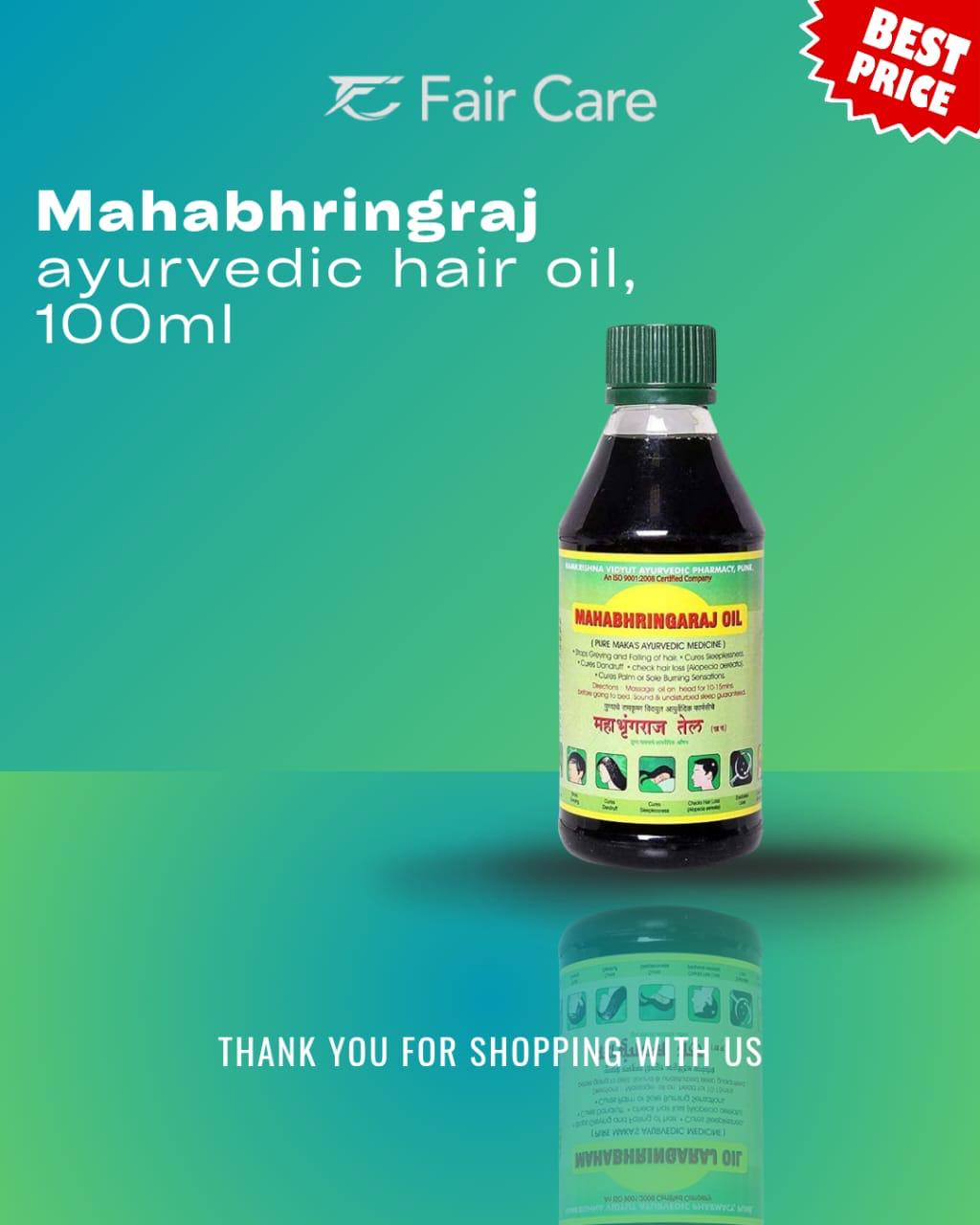 Mahabhringraj Ayurvedic Hair Oil 100ml