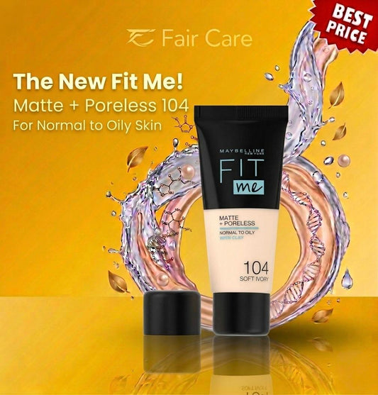 Maybelline Fit Me "Matte" Poreless Foundation - 104 30ml