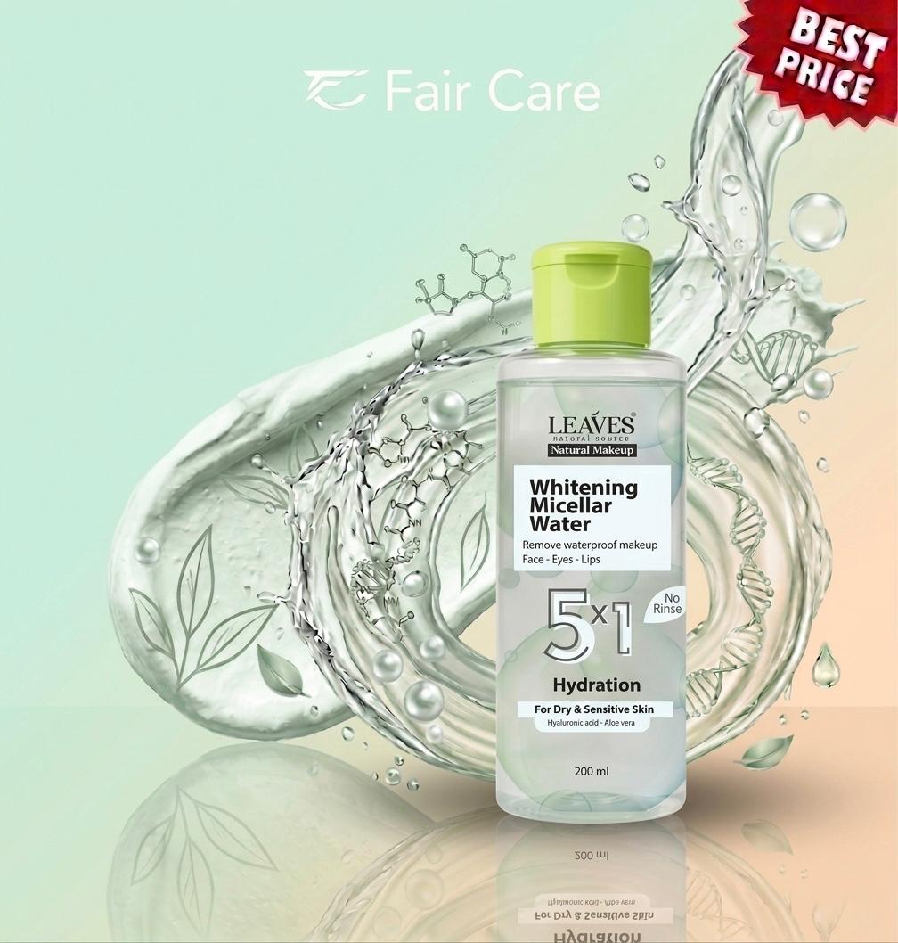 Leaves Whitening Micellar Water For Dry & Sensitive Skin 200ml