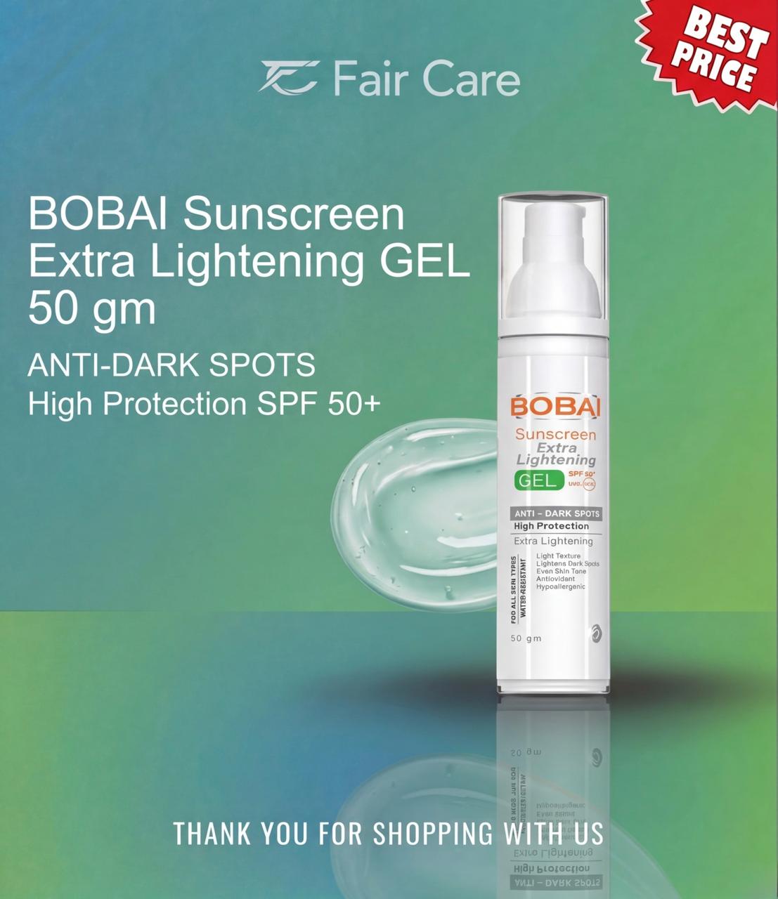 Bobai Sunscreen Extra Lightening Gel 50gm