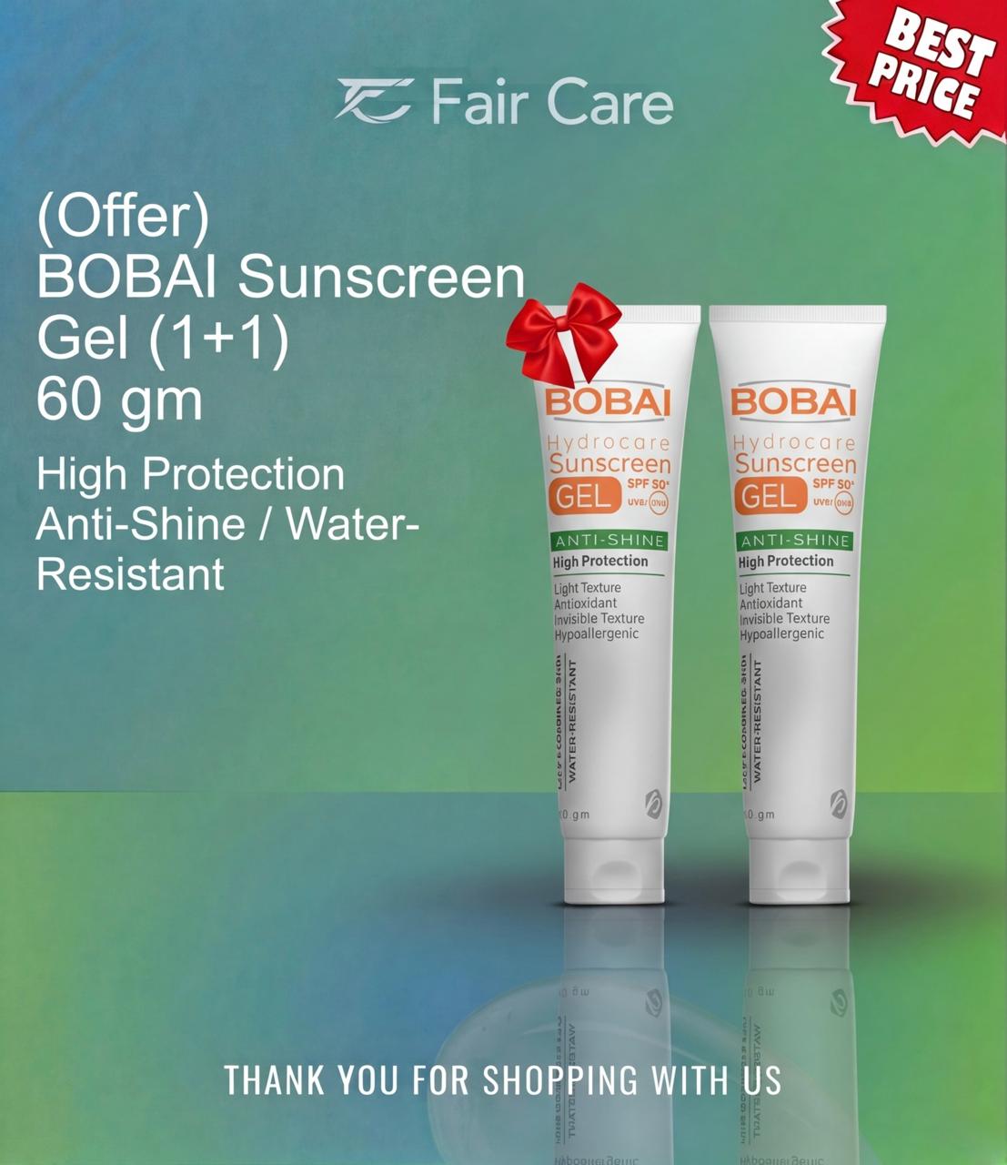 Bobai Sunscreen Gel (1+1) 60gm
