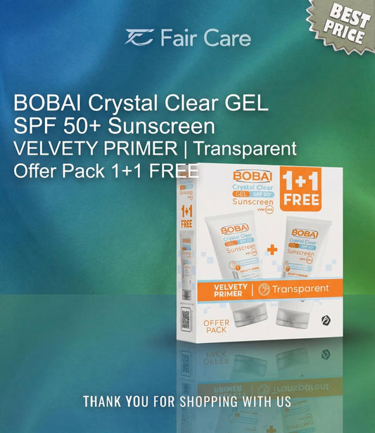 Bobai Crystal Clear Gel SPF 50+ Sunscreen (1+1) Offer