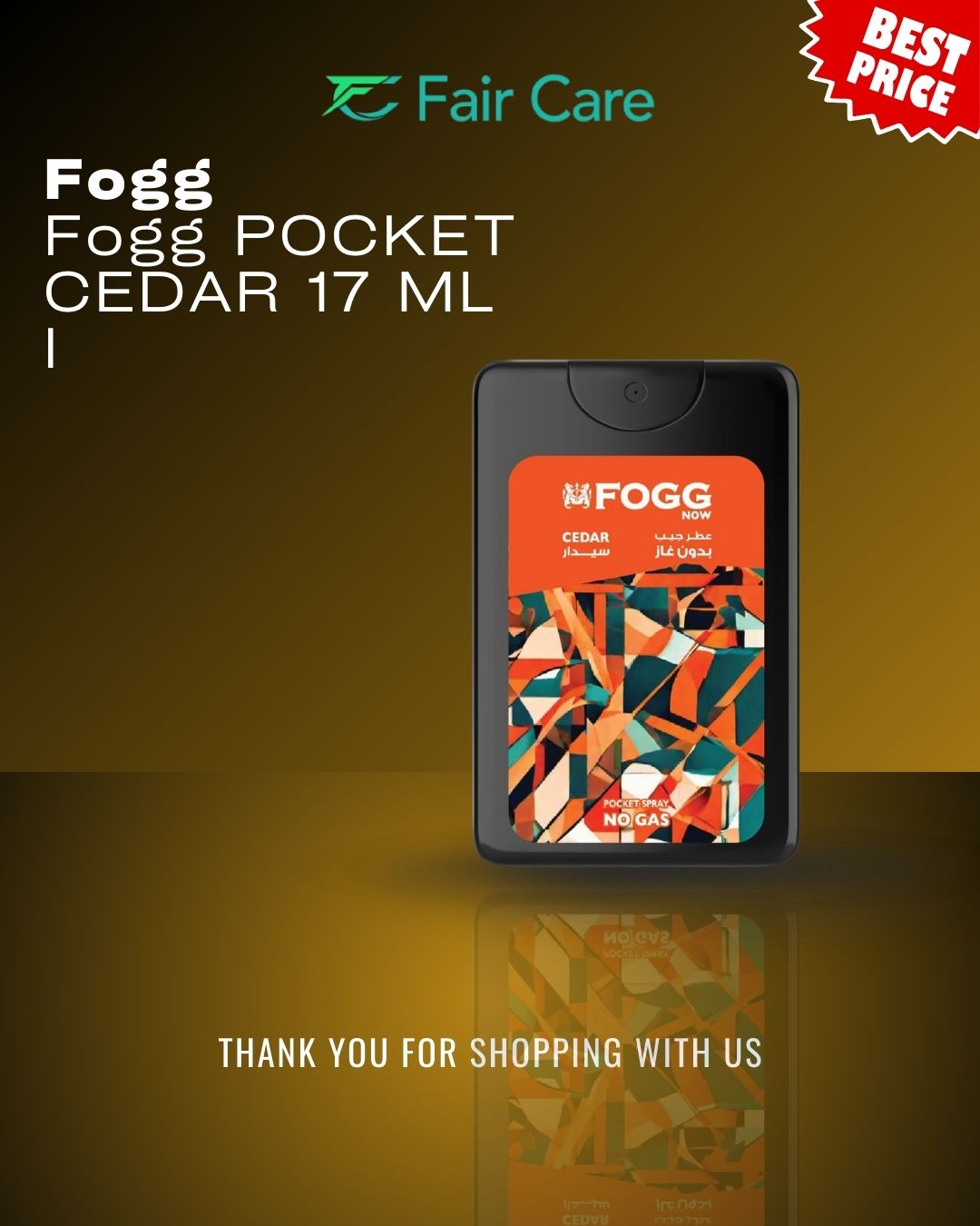 Fogg pocket cedar (17مل)