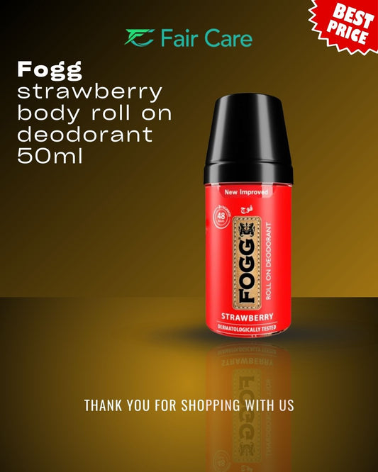 Fogg strawberry body roll-on deodorant (50ml)