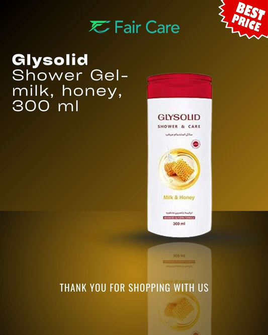 Glysolid Shower  with milk &honey scents 300ml