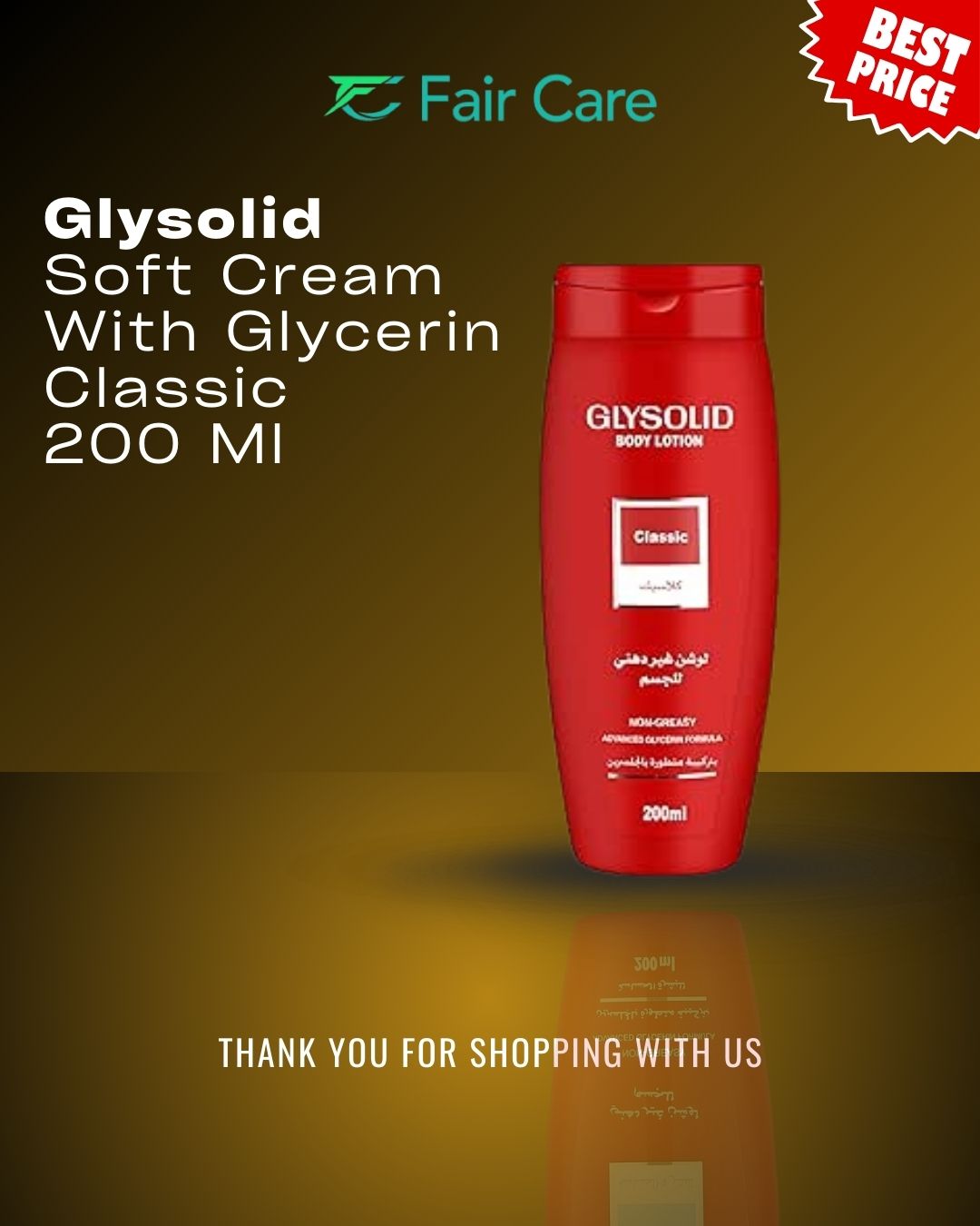 Glysolid Classic Soft Cream With Glycerin For All Skin Types, 200ml