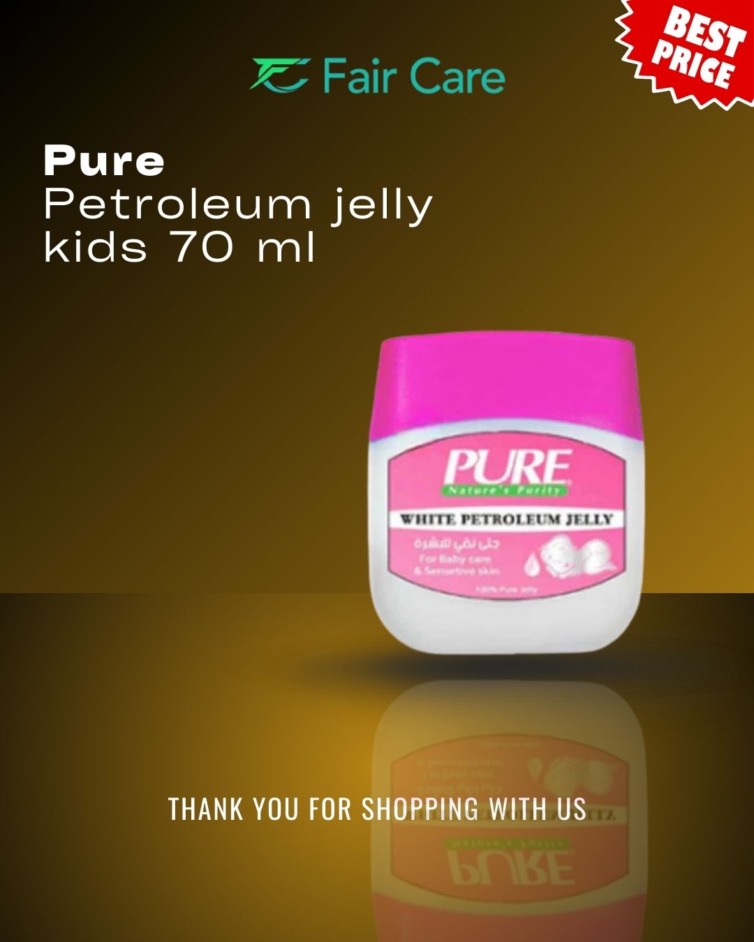 Pure petroleum jelly kids (70gm)