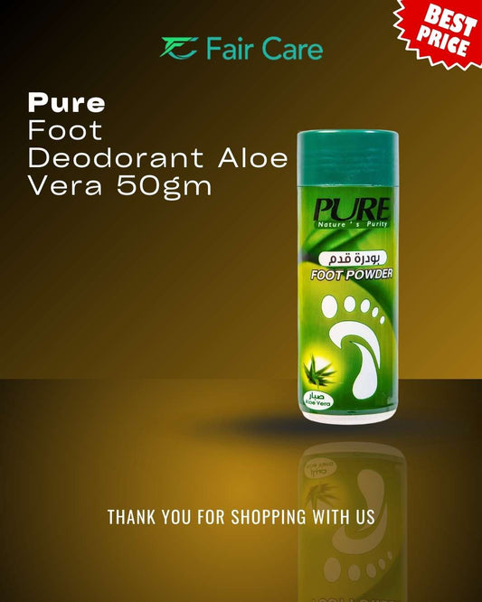 Pure foot deodorant aloevera (50gm)