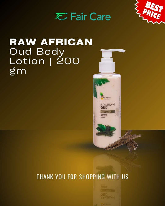 Raw African oud body lotion (200gm)