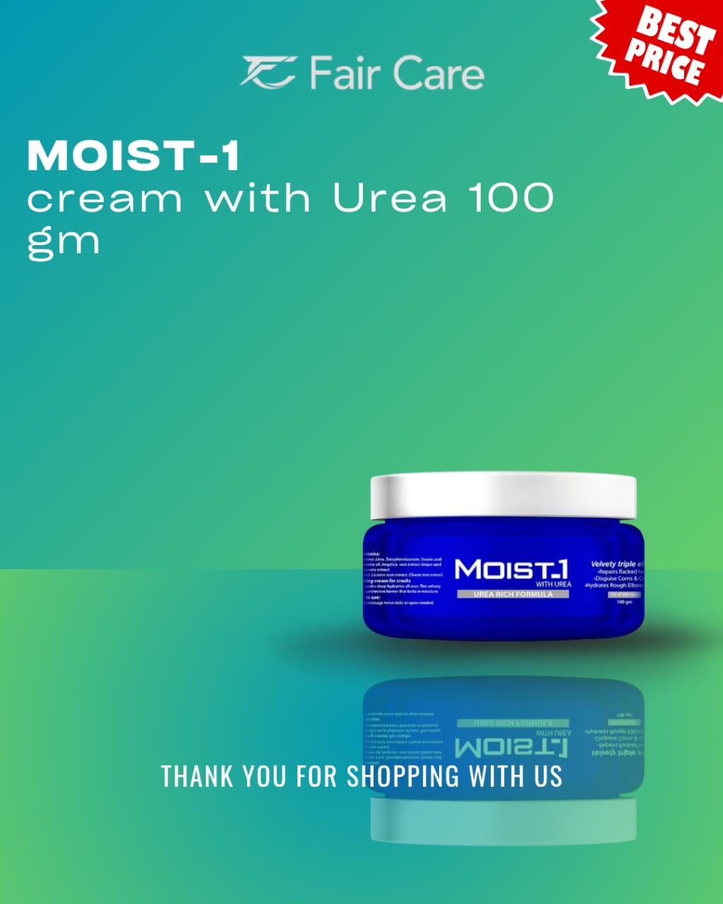 Moist -1 with urea 100ml