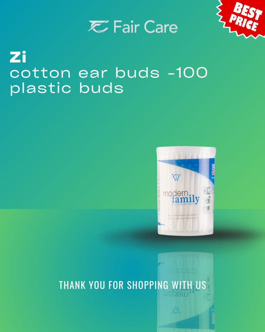 Cotton ear buds plastic 100