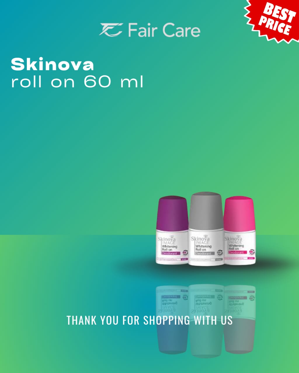 Skinova رول أون 60 مل