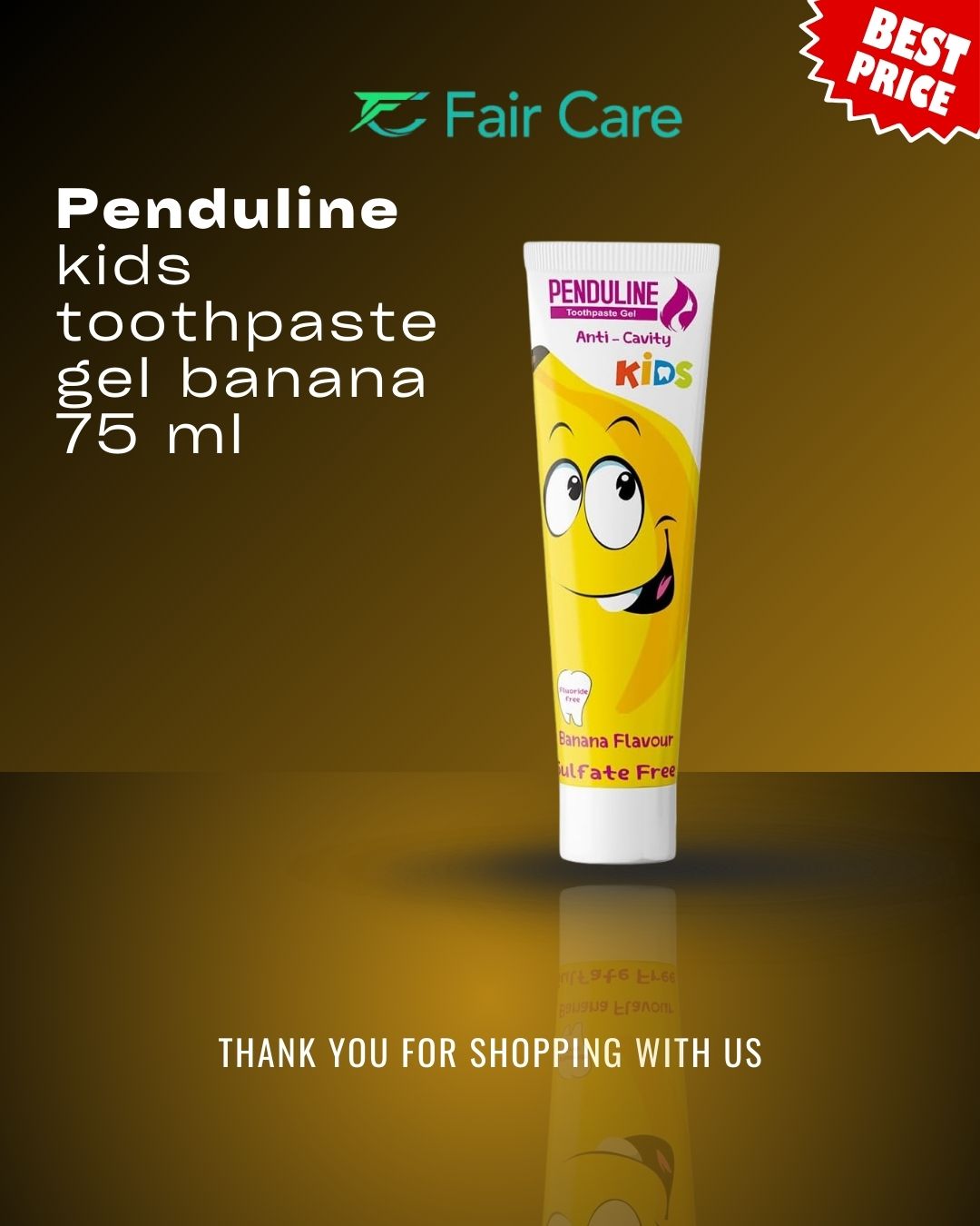 Penduline Kids toothpaste gel banana 75ml