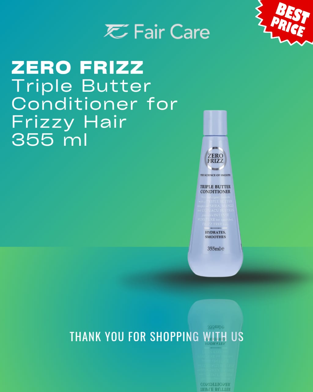 بلسم زيرو فريز للشعر المجعد 355 مل