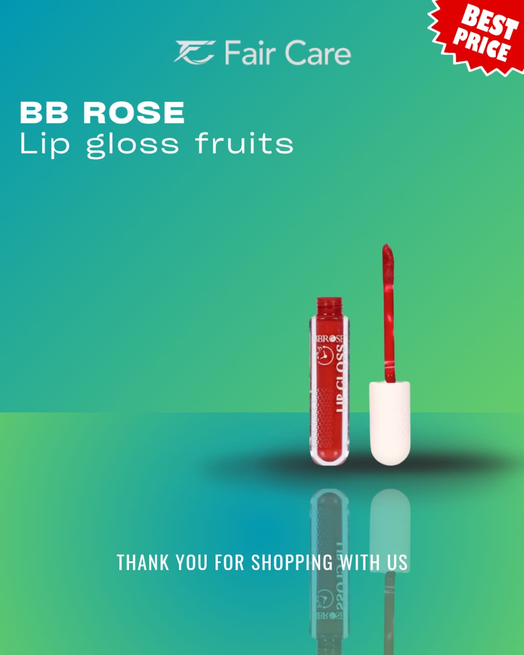 ملمع شفاه بي بي روز بنكهة الفواكه