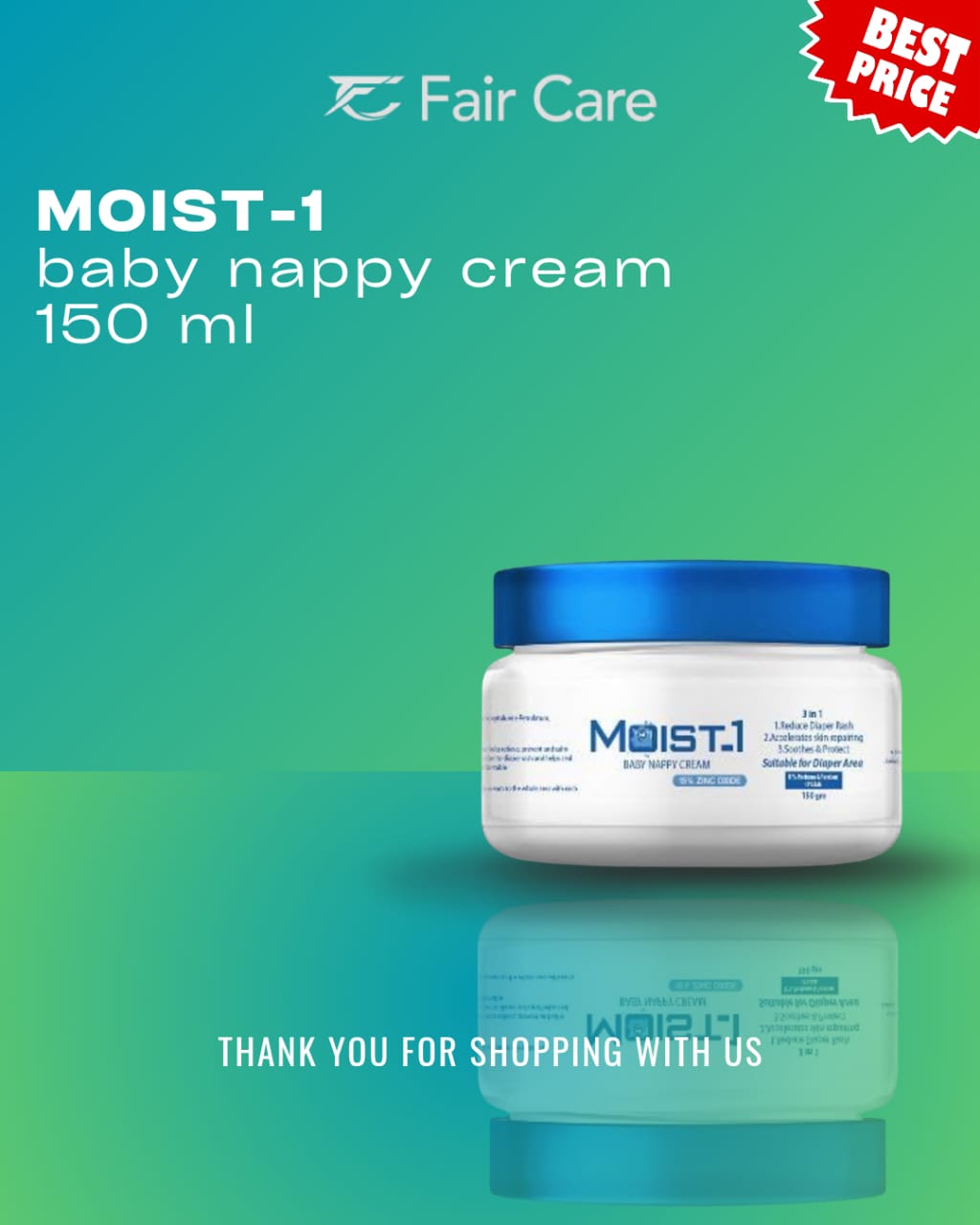 Moist -1 baby cream 150ml