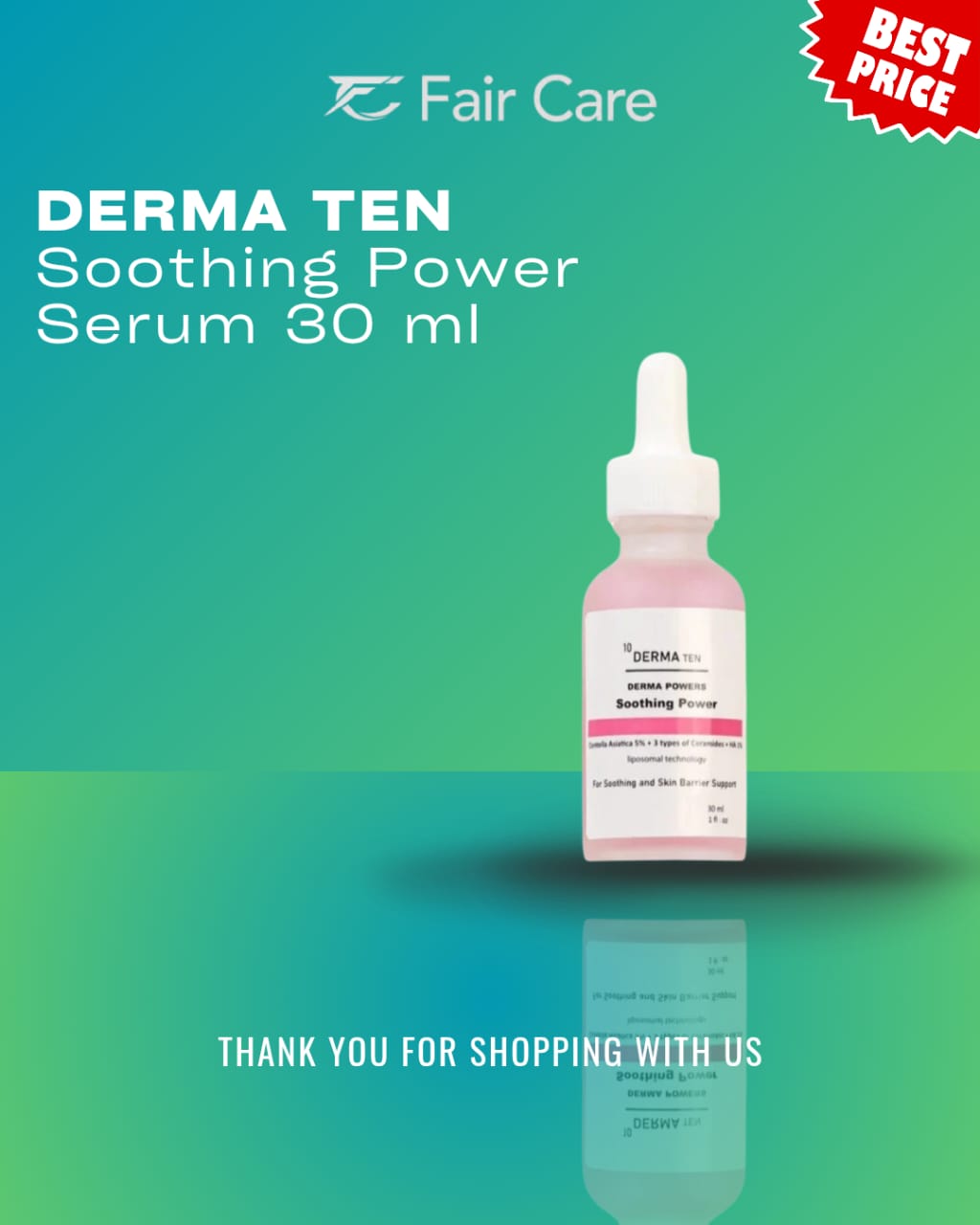Derma ten Smoothing power serum 30ml
