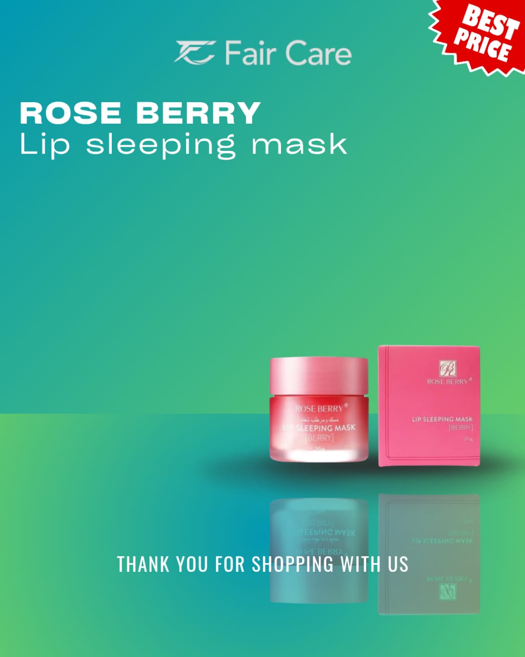 Rose Berry lip sleeping mask