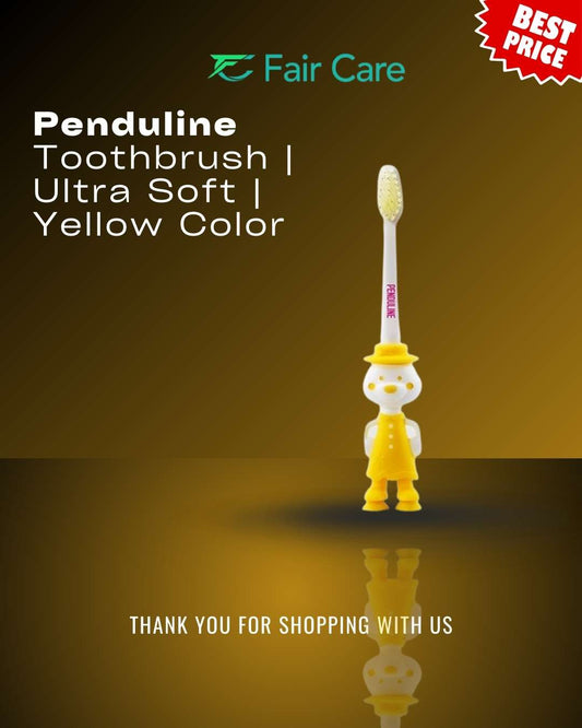 Penduline Toothbrush yellow color