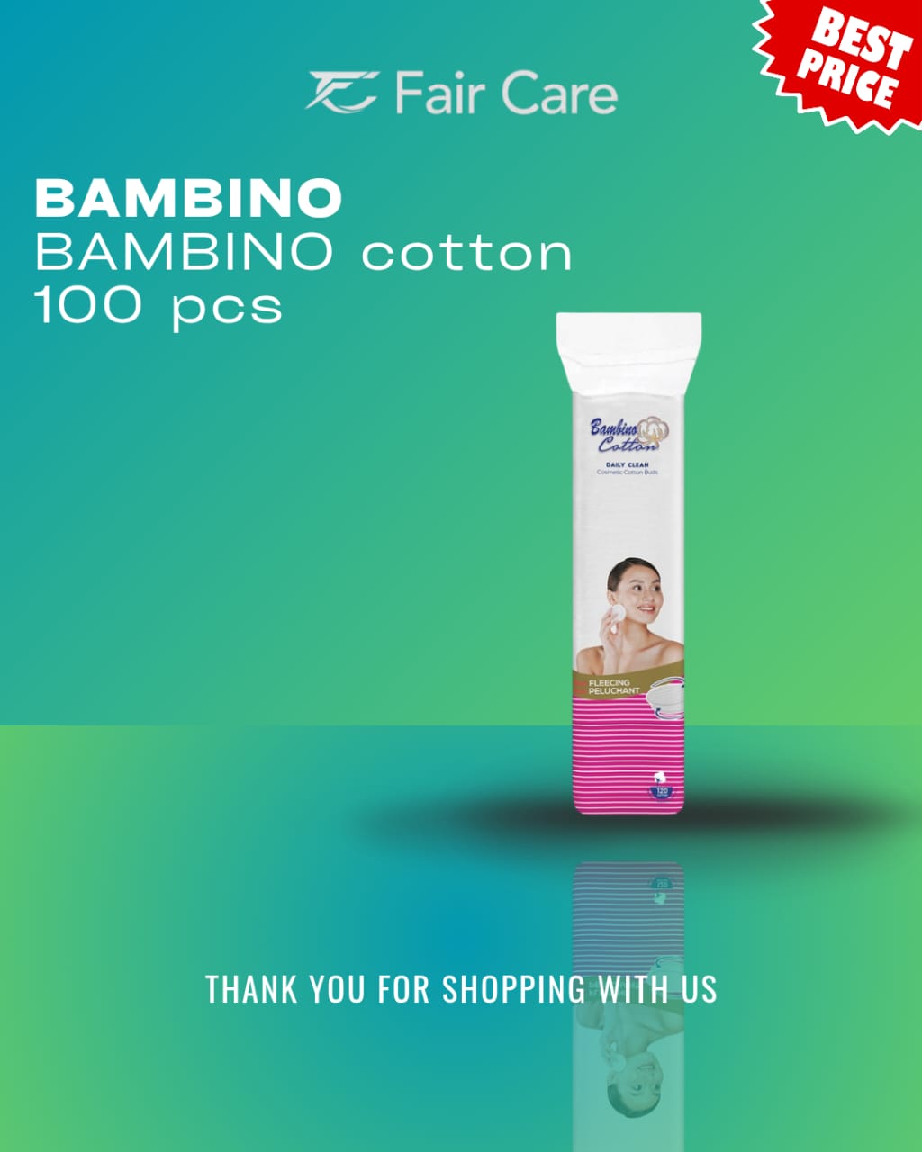 Bambino cotton 100pcs