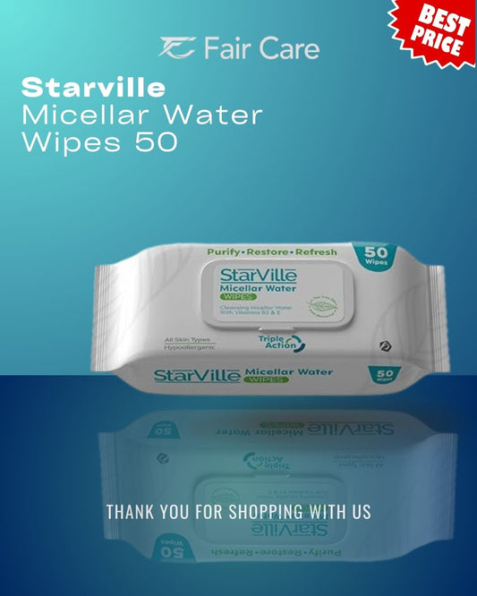 ستارفيل ماء ميسيلار (50 منديل)