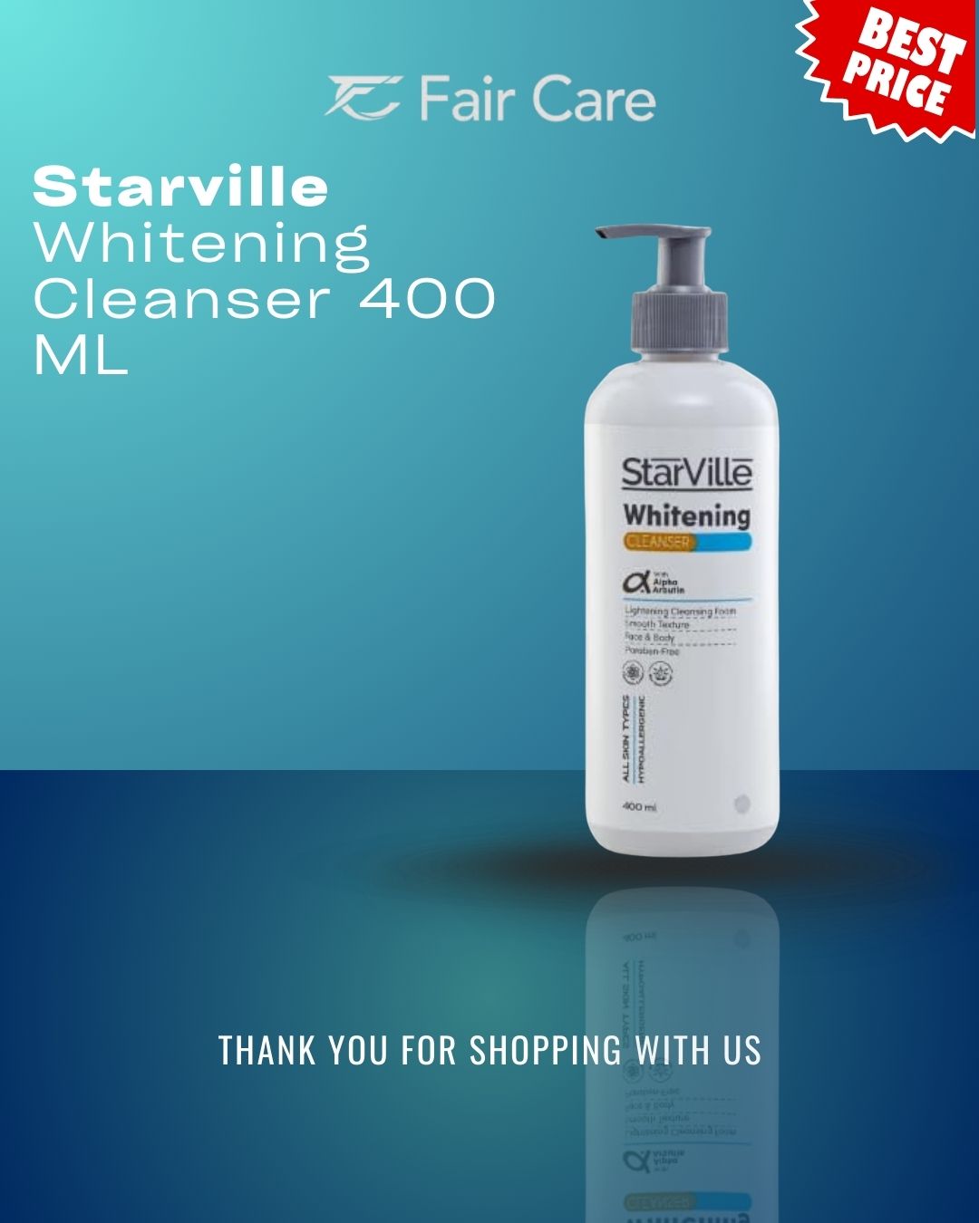 Starville whitening cleanser (400 ml)